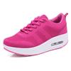 Women Wedge Heels Breathable Knitted Platform Shoes Anti-slip Walking Shoes Non-slip Air-cushion Casual Sports Shoes