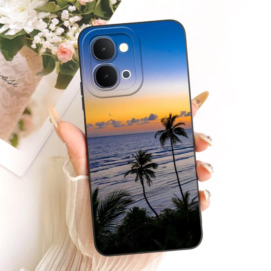 For Vivo Y31d Y51 Pro Y500i 2026 Fashion Dusk Beach Painting Phone Case For Vivo Y31D Y51Pro Y500i Soft Silicone Covers Bumpers