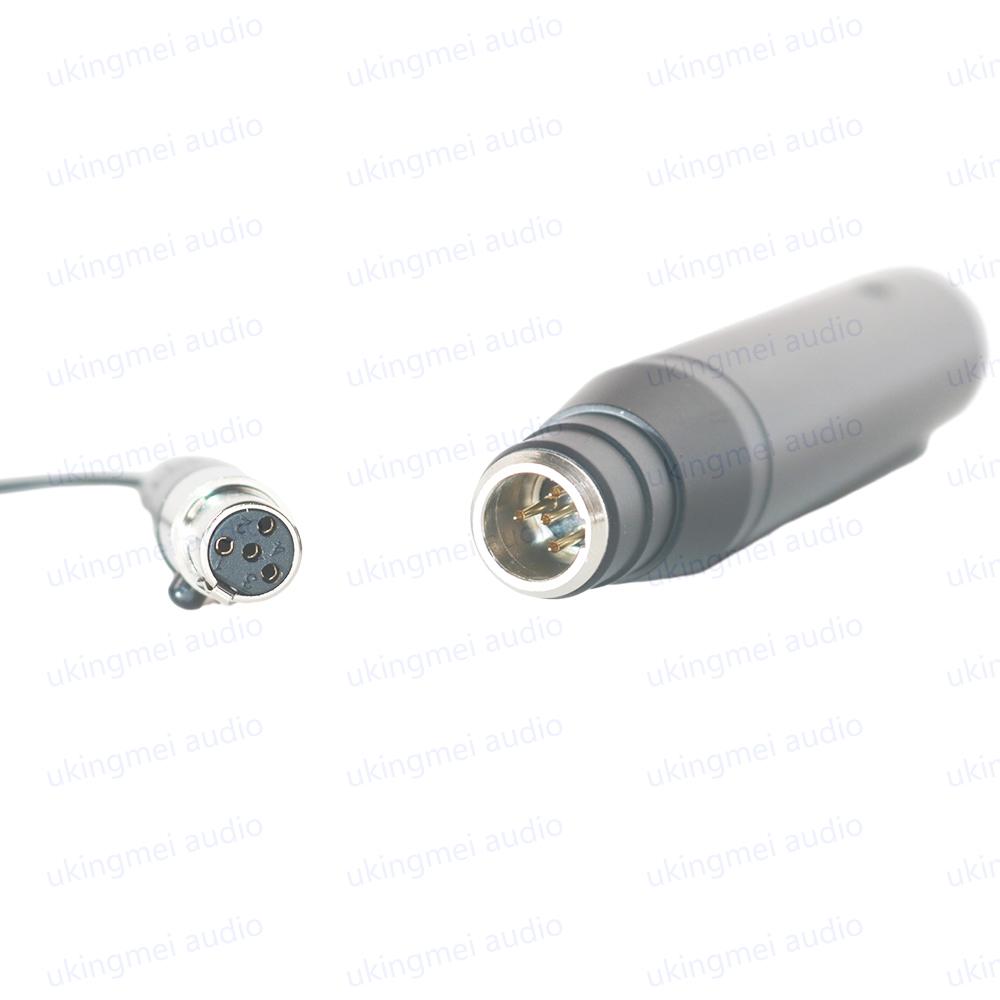 TA4F 4-контактный Mini XLR на 3-контактный XLR-папа Адаптер для конденсаторного петличного микрофона Shure Разъем для фантомного питания 48 В Подключение к микшеру