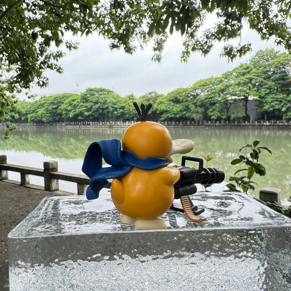 Мини Гатлинг-ган Псидак Украшение для автомобиля - Модель аниме-фигурки Покемона