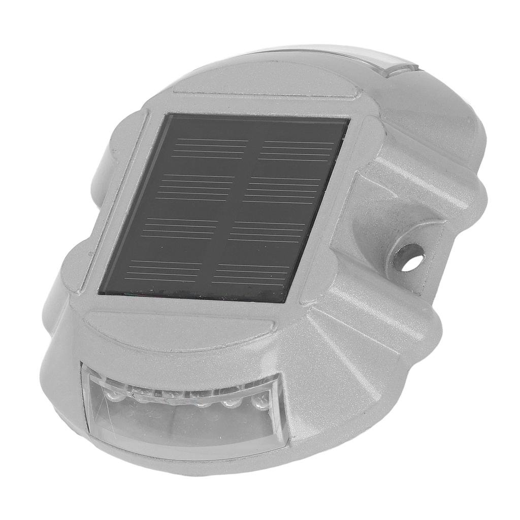 12LED Solar Driveway Deck Light IP68 Waterproof Solar Driveway Dock Lamp for Sidewalk Garden 600mAH