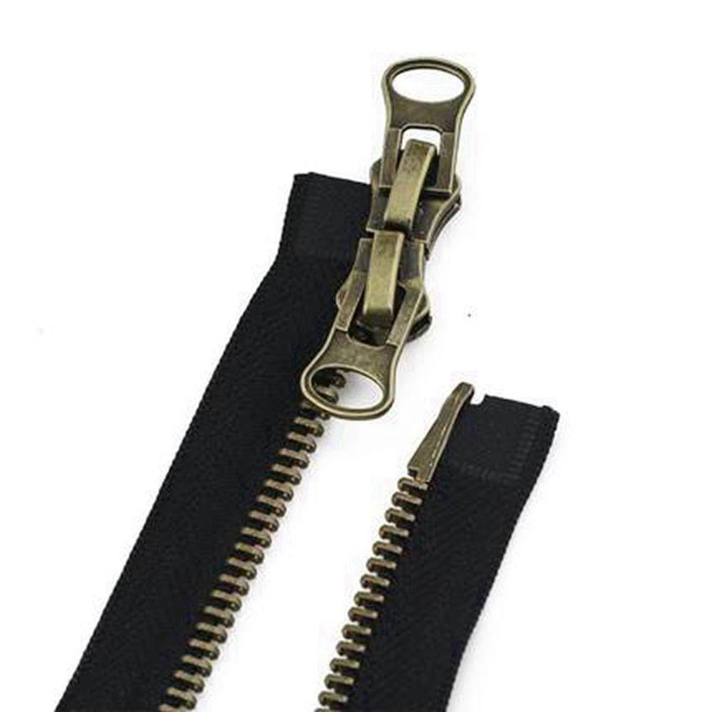 Молнии с медными зубцами Универсальный комплект для мгновенного ремонта Сменный слайдер для молнии Зубчатая головка для молнии