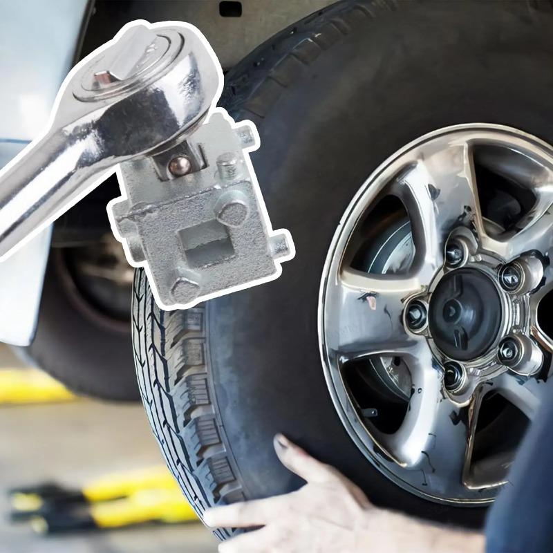 Универсальный инструмент для сжатия поршня суппорта дискового тормоза автомобиля, задний, с адаптером под квадрат 3/8"