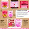 Fuggler Любовь Уродливые Зубы Монстр Широкие Глаза Странный Человечек Кукла Мягкие Набивные Плюшевые Игрушки Набивное Животное Коллекционная Мягкая Плюшевая Игрушка Милая 22 см