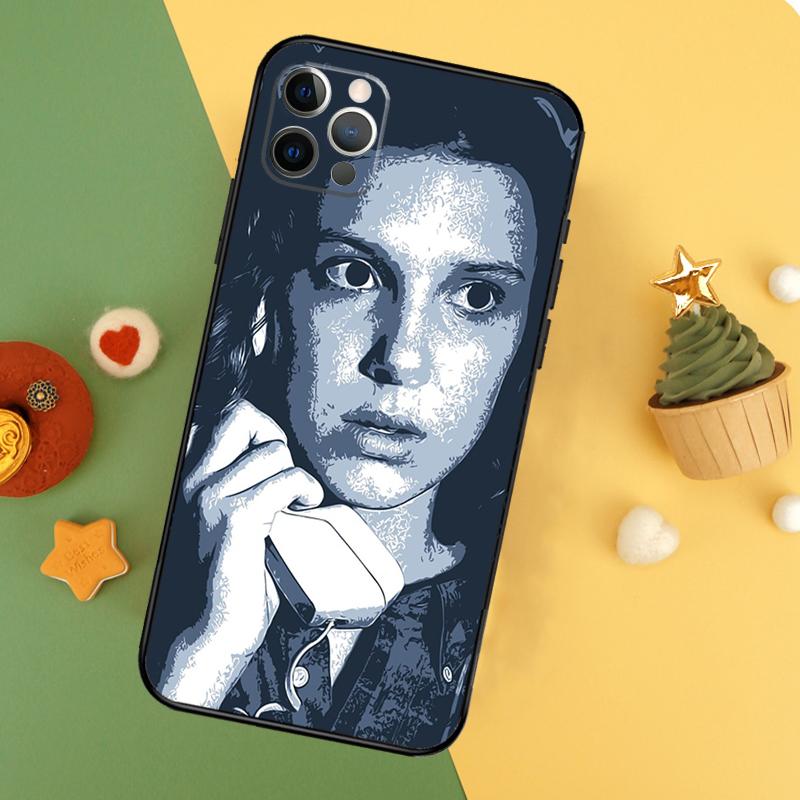 Чехол Millie Bobby Brown для iPhone 11 12 13 14 16 15 Pro Max Mini XS Max X XR SE2 7 8 14 16 15 Plus