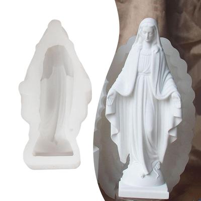 Силиконовая модель свечи Фигурка Марии Святая Мать Мыловарение для гостиной