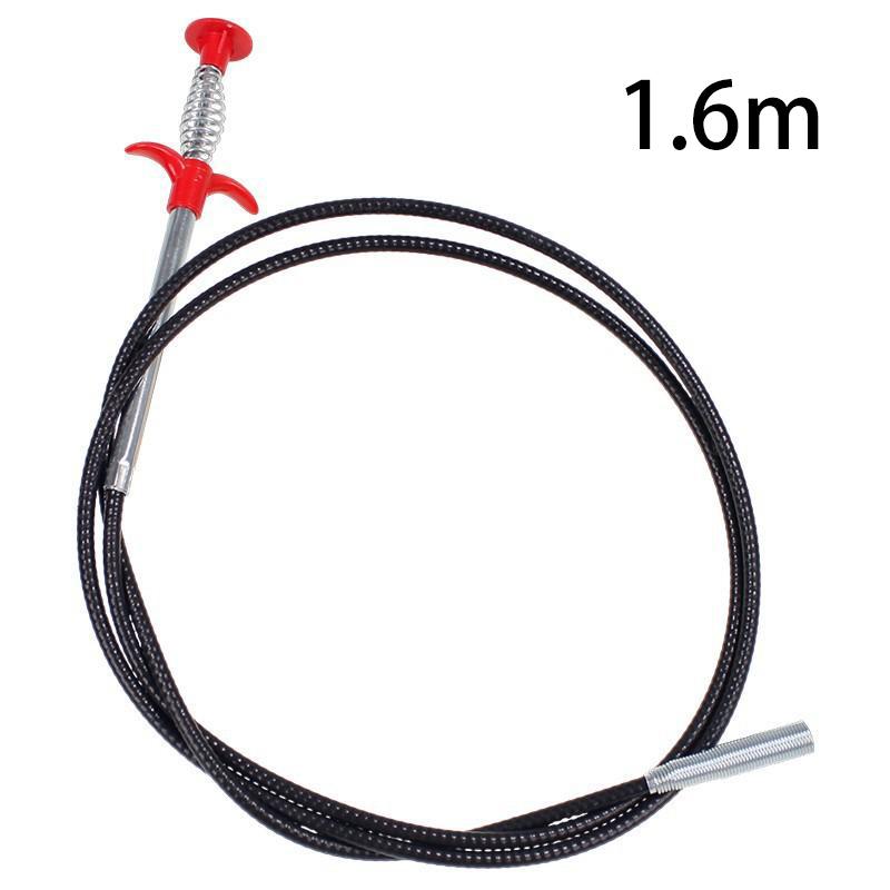 Sink Tool Spring Pipe Dredging Tools Household Drain Snake Drain Cleaner Sticks Clog Remover Cleaning For Kitchen Bending