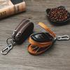 Retro Oil Wax Leather Car Key Holder Bag Keychain for Women Multi-function Mini Pocket Key Wallet Coin Pouch Women's Purses