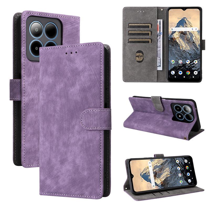 Flip Cover for Boost Summit 5G 2024 PU Leather Phone Case Full-Body Protection Shockproof with [RFID Blocking]