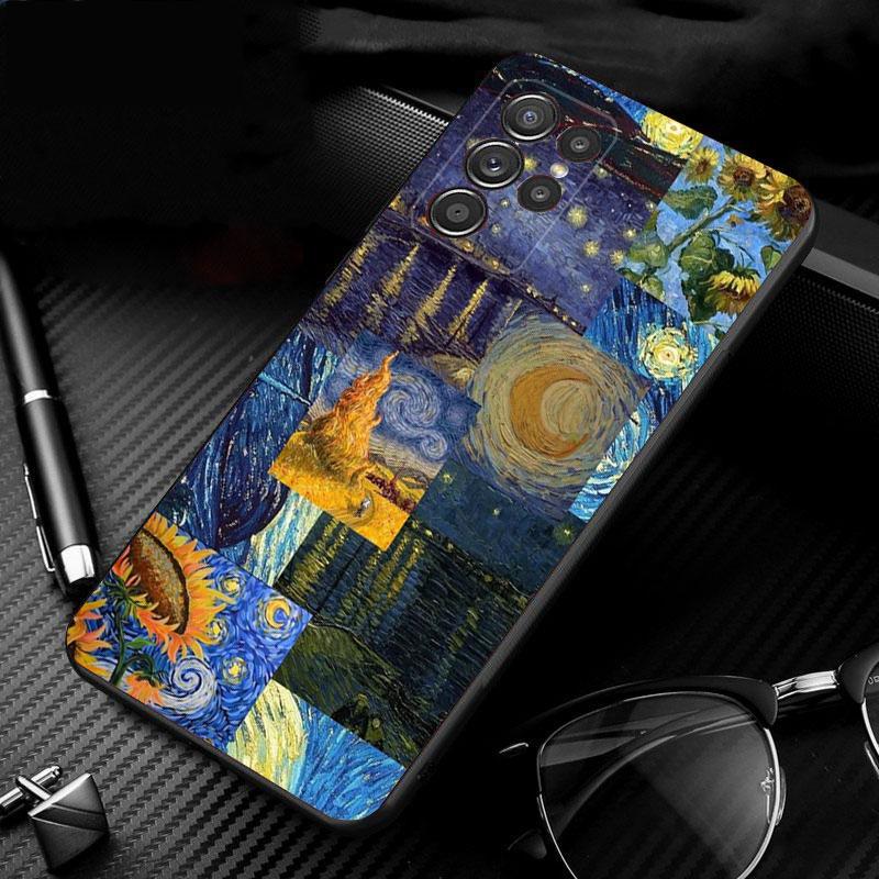 Чехол для телефона с картиной Ван Гога для Samsung S25 S24 S23 S22 S21 S20 Ultra S20 S22 S21 S20 FE S24 Plus