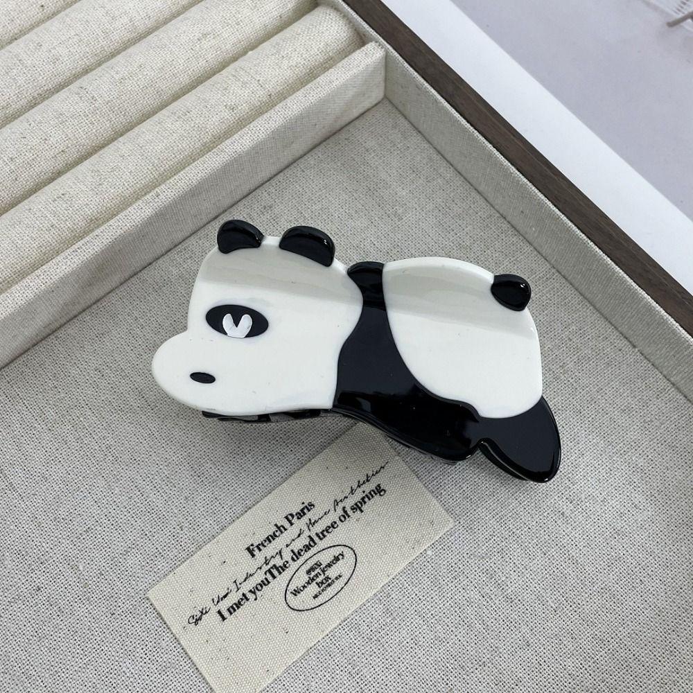 Cow Animal Claw Clip Rabbit Acetic Acid Hair Claw Creative Panda Hair Claw  Girls