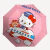 1pc Hello Kitty JEJUair Automatic Folding Umbrella - Portable 3-Fold Design, 8-Bone Iron Frame Outdoor Umbrella, Ideal Gift for Fans, Travelers, Every