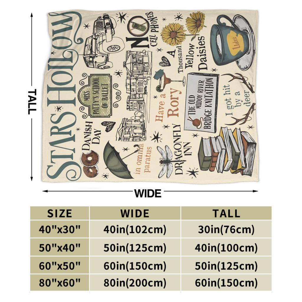 Gilmore Girls Blankets Flannel Spring Autumn Multi-function Warm Throw Blanket for Bedding Outdoor Quilt