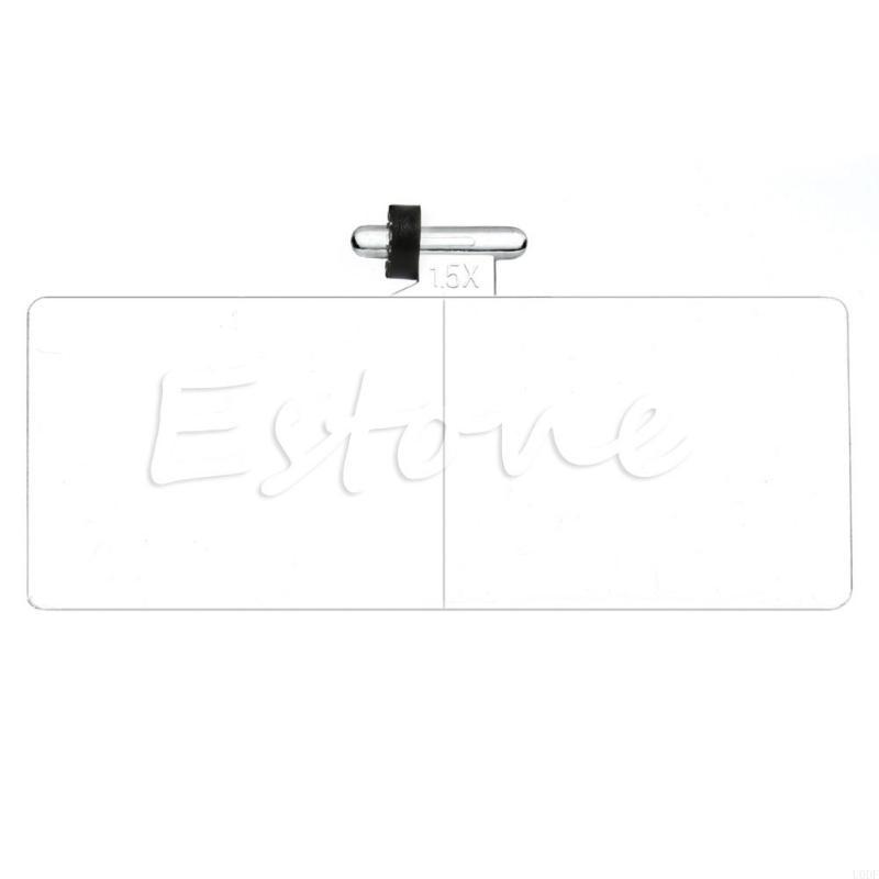 Folding Eyeglass Clip On Loupe Glass Handsfree Precise Magnifier