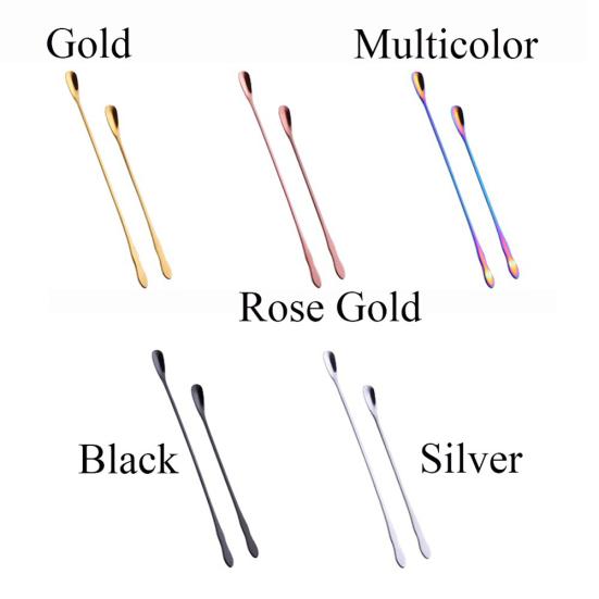 Ручка тыквы из нержавеющей стали, ложка для мороженого, десерта, кофейный напиток, ложка для перемешивания