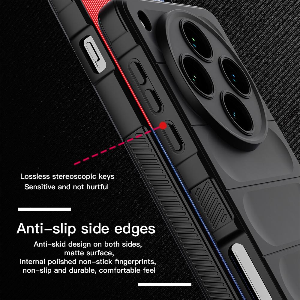 KEYSION Противоударный матовый чехол для OPPO Find X8 Pro 5G Противоскользящий мягкий силиконовый чехол для задней панели телефона OPPO Find X8 Pro