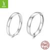 Couple Ring Of Light, Electroplated S925 Sterling Silver Simple Fashion Men'S And Women'S Open Ring Batch Jewelry Bsr649