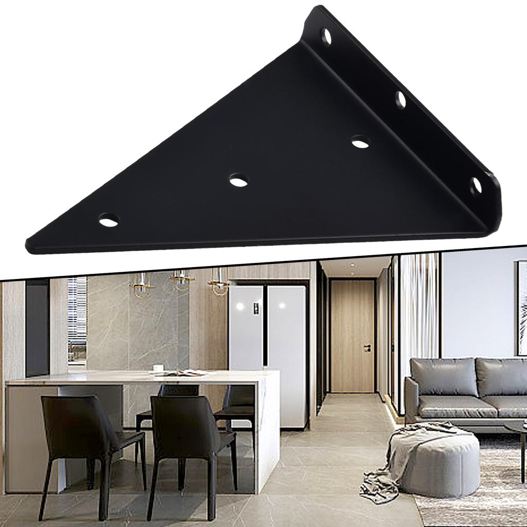 Настенный треугольный кронштейн белый 1 шт. Мебель