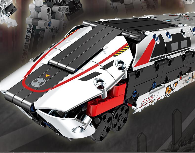 Строительные блоки KaiZhi 1112, совместимые с Меха: Робот-трансформер 2-в-1, развивающая игрушка для мальчиков