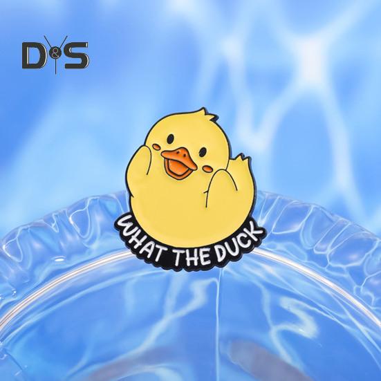 Значок в виде утёнка из мультфильма, украшение в виде животного, брошь из сплава, шляпа, шарф, сумка, украшение на лацкан, булавка, подарок на день рождения, выпускной, Рождество