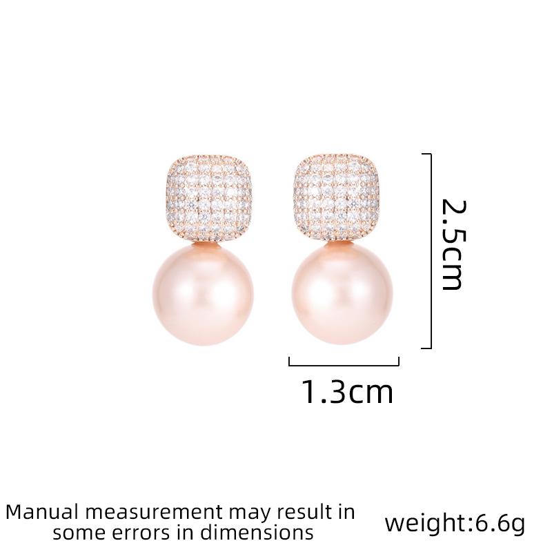 Женские Серьги из Имитации Жемчуга, Легкая Роскошь, Простые и Элегантные, Модные и Универсальные, Уникальные, с Чувством Дизайна