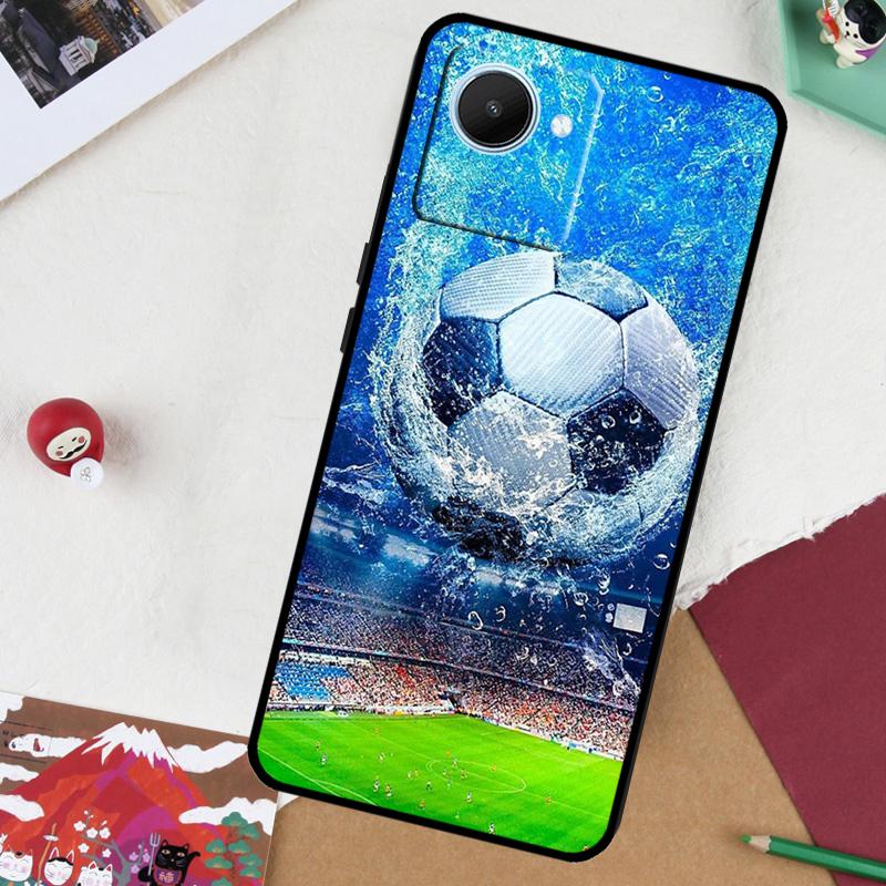 Чехол Football для Realme 13 Pro Plus 14 12 10 11 GT 6 5 6T GT7 Pro C51 C21Y C25S C75 C67 C61 C53 C55
