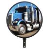 Круглое выпуклое боковое зеркало с кронштейном для дорожного зеркала для розничной торговли и аксессуар для зеркала заднего вида 9,8 дюйма Грузовики, Подъездные пути, Гаражи, Магазины,