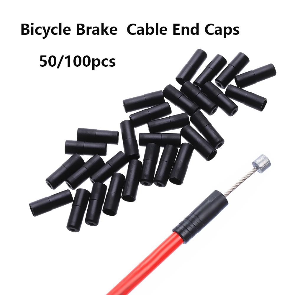Plastic MTB Bike Accessories Bicycle Brake Gear Caps Tips Crimps Outer Cable Cover Shift/Brake Cap