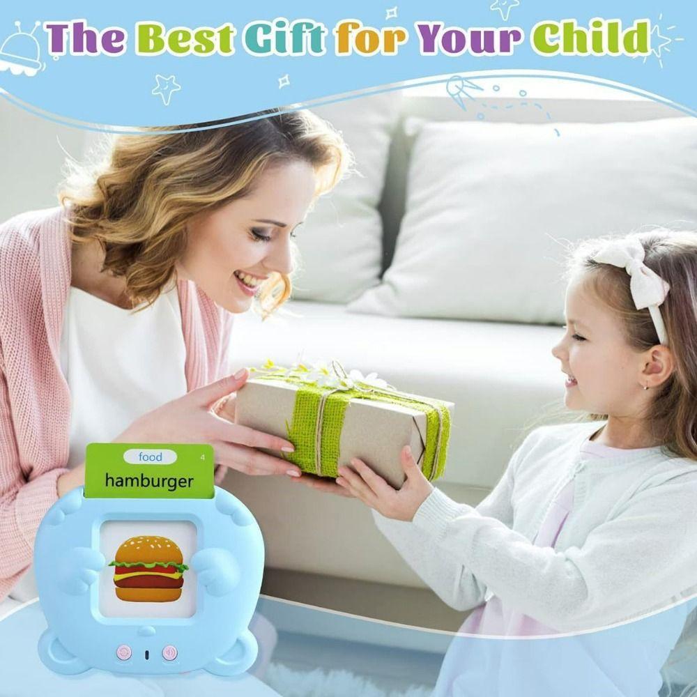 Early Educational English Flashcards Language Learning Talking Flash Cards  For Kids Infant