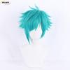 Парик для косплея Heartsteel Aphelios LOL Cosplay, короткие, синие, зеленые, термостойкие, синтетические волосы, игровые парики для аниме + шапочка для парика