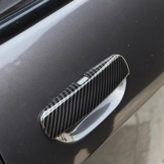 4x Накладка на ручку двери Наружный декор для Dodge Charger 2010-23 Углепластик