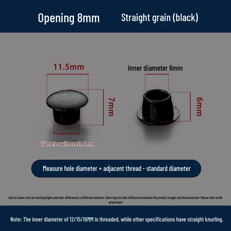 Универсальная круглая декоративная пластиковая заглушка для мебельных петель и отверстий под винты
