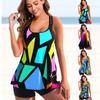 New Women Plus Size Sexy Tankini Monokini Swimwear Bathing Suit Two Pieces Swimsuits Fashion Printed Tankinis Summer Beachwwear