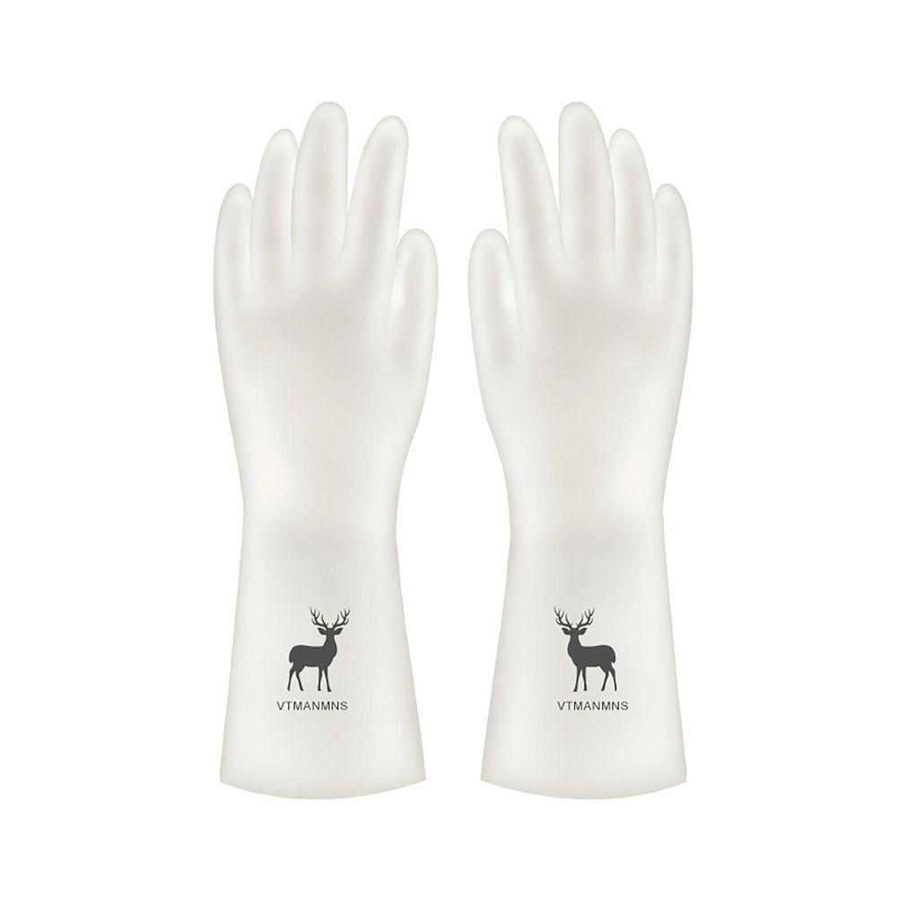 1PAIR Non-slip Household Gloves S/M/L Cleaning Long Gloves for Household Kitchen Washing