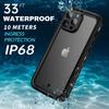 IP68 Waterproof Clear Phone Case Full Protective Shock Dust Proof Swim Diving Cover For iPhone 16 15 14 Plus 13 12 11 Pro Max