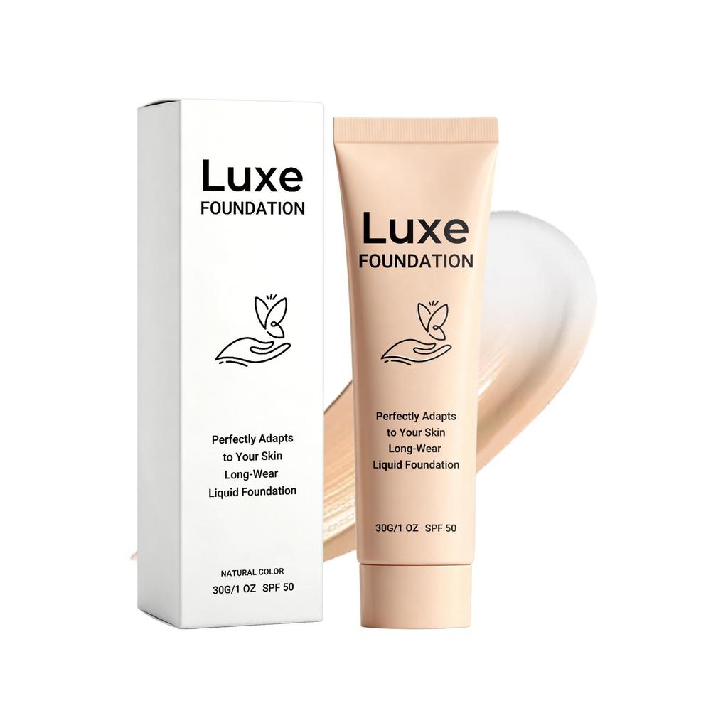 Hold makeup temperature change foundation liquid (natural color) temperature change fit skin color makeup light and thin