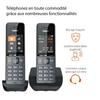 Téléphone fixe - GIGASET - Comfort 520 Duo - Écran couleur 2,2 pouces - 2 combinés - HD mains libres