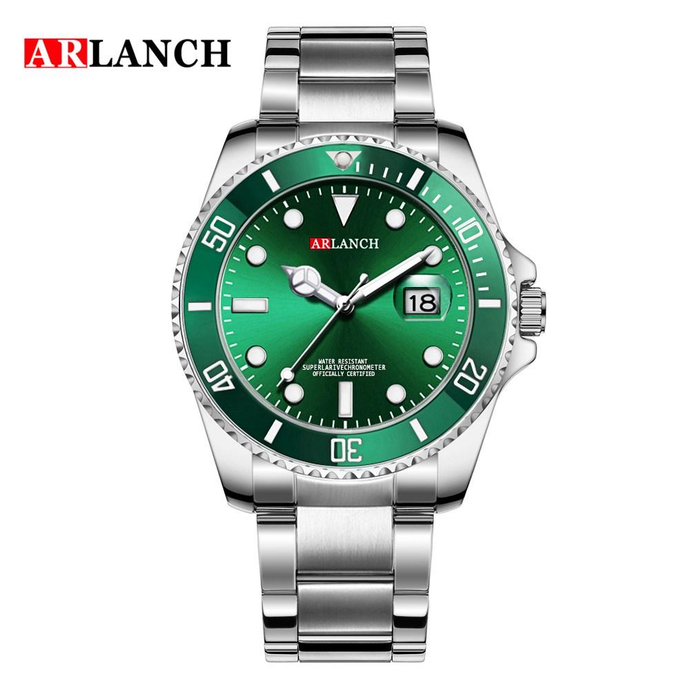ARLANCH Sell Men Quatrz Watch Sport Mens Watches Top Brand Luxury Waterproof Full Steel Quartz Clock Men Relogio Masculino