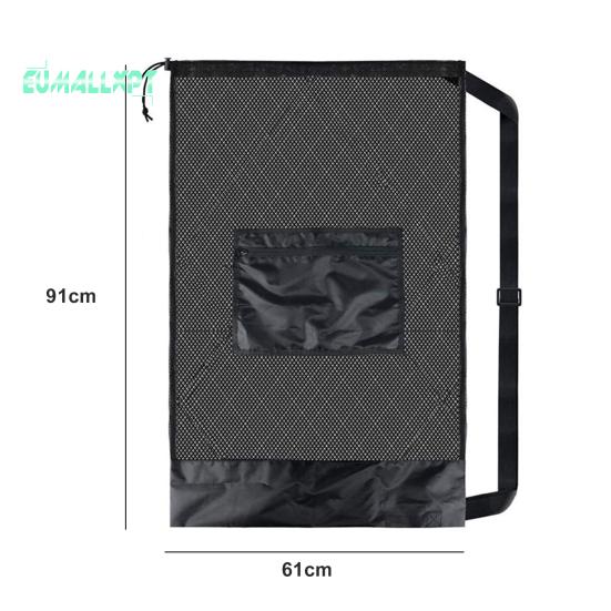 Спортивная сумка для мячей с регулируемым плечевым ремнем, большая вместительная сетчатая сумка для баскетбола, волейбола и шнурка для хранения, спортивные принадлежности