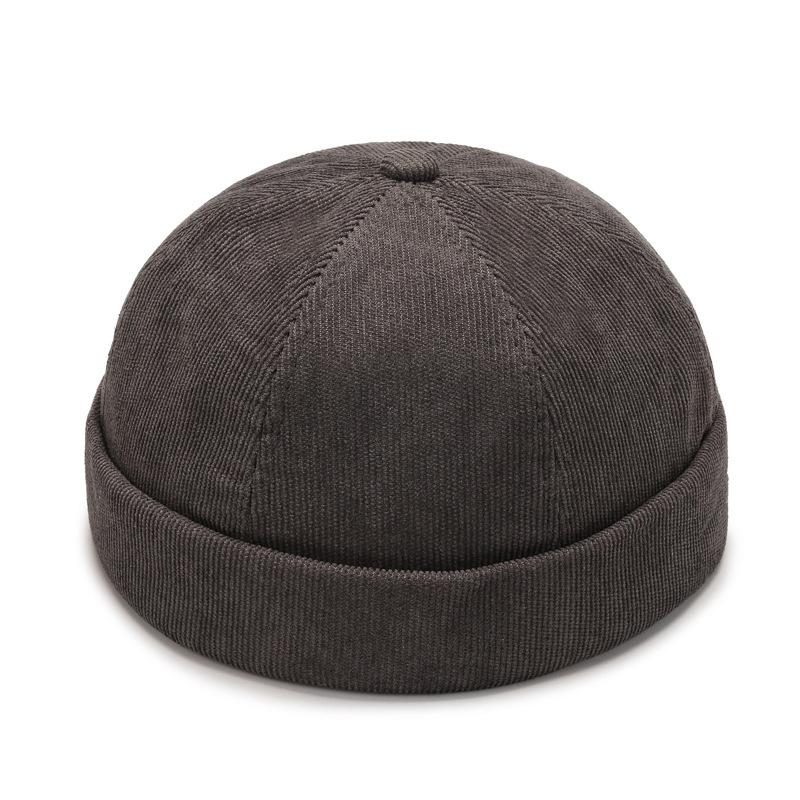 Винтажная шапка-купол, мужская шапка-кепка Melon Beanie, однотонная шапка Docker, унисекс, регулируемая, зимняя шапка для женщин и мужчин, шапки-капоры