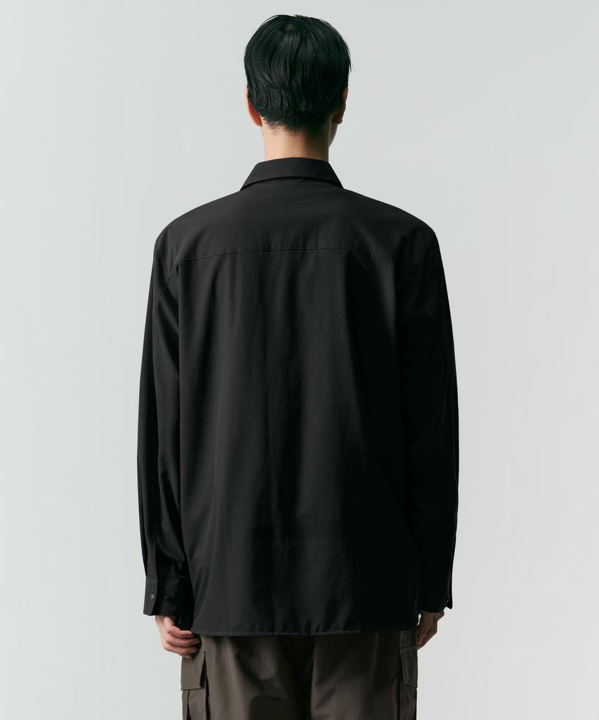 MUSINSA STANDARD [City Leisure] Airy Dot Utility Shirt [Black]
