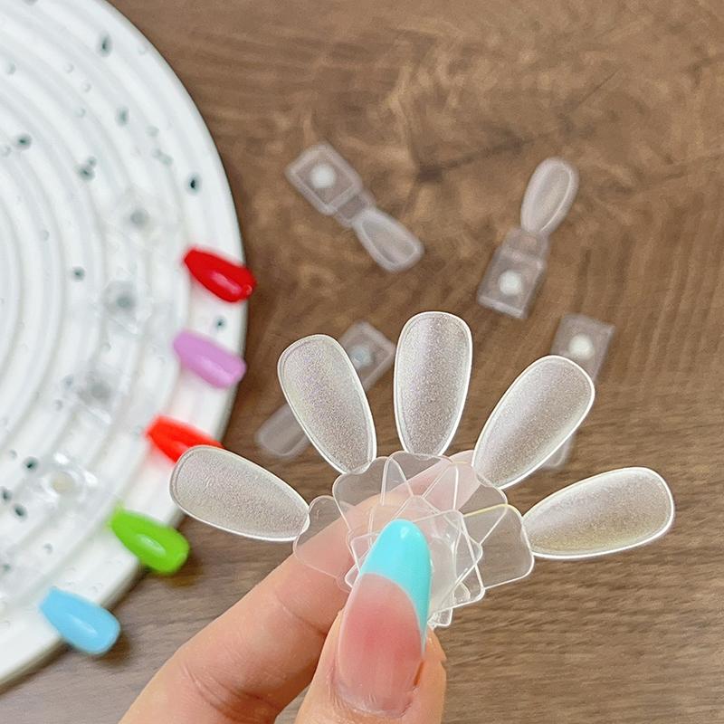 24 шт. Палитра цветов лака Магнитный дисплей типсов для наращивания Прозрачная цветовая карта Подставка для гель-лака Палитра для ногтей Клей для ногтей Практика