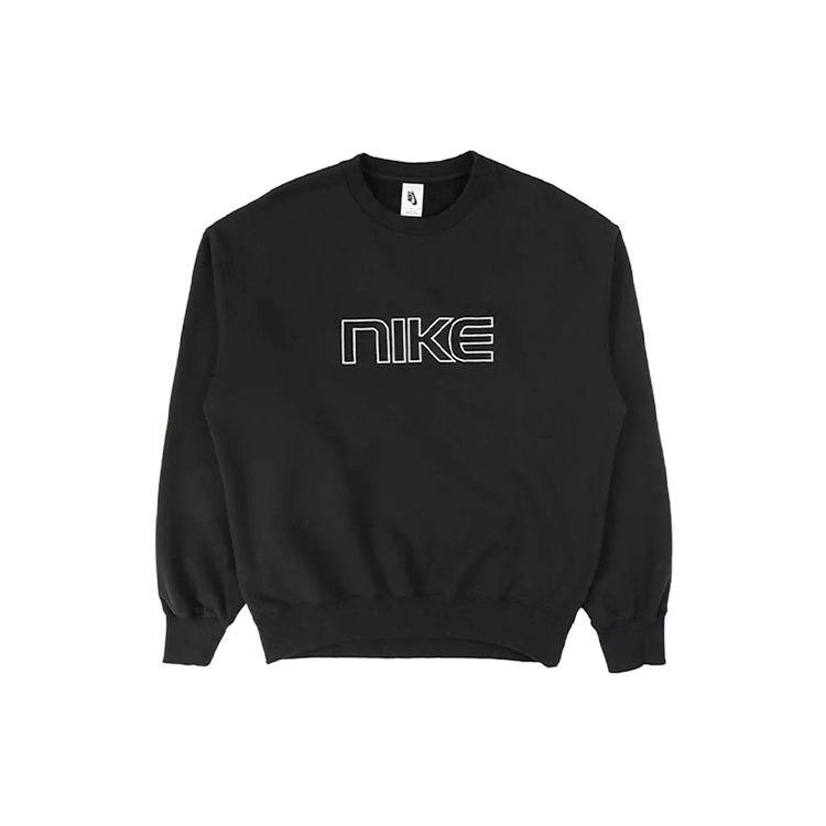 Nike Флисовая кофта Lab Collection с круглым вырезом Черная AV8276-010