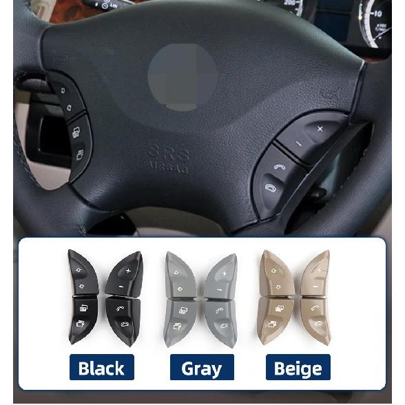 Car Steering Wheel Multi-function Switch Buttons Cover for Mercedes Benz W220 W215 S430 S500 S600 CL500 CL600 1998-2006
