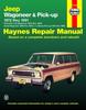 Книга Jeep Wagoneer & Pick-up Covering Wagoneer (72-83), Grand Wagoneer (84-91), Cherokee (72-83) & J-Series Pick-ups (72-88) Haynes Repair Manual (USA)