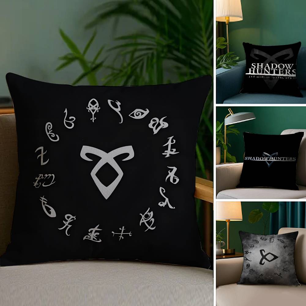 Hot TV Series S-Shadowhunters-MT Pillow Case Printed Brushed Fleece Pillow Baby Skin-Touch Eco-Friendly Dye-Sublimat