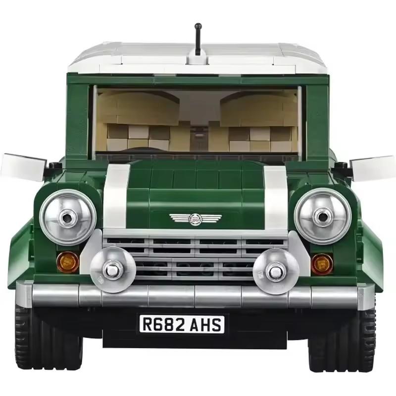 MOC MINI Классический Зеленый Автомобиль Модель Строительные Блоки Кирпичики Автомобиль Транспортное Средство Игрушки Подарок на День Рождения Рождество Совместимый 10242