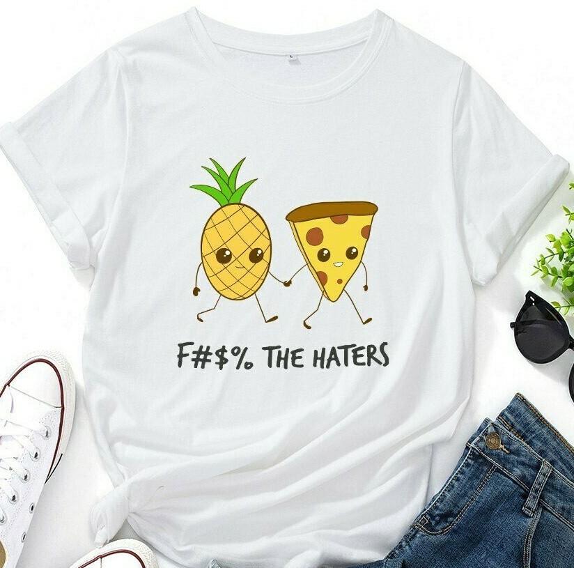 Pineapple Pizza T shirtFunny PineappleFunny Pizza%100 Cotton