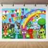 Hot Game Incredi Box Birthday Party Decoration Tableware Cake Topper Plate Cup Balloon for Baby Shower kid Party Favors Supplies