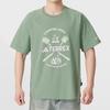 Adidas Terrex Ss25 Logo Letter Crew Neck Raglan Short Sleeve T-Shirt Men T-Shirt Green JI8316